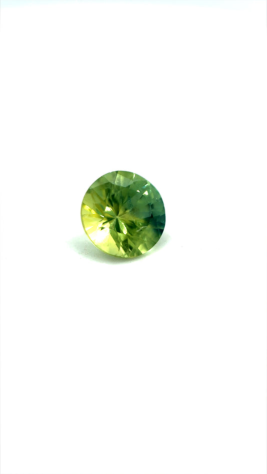 Saphir, Gelb - Grün, Rund, 0,82 ct. - MIADANA