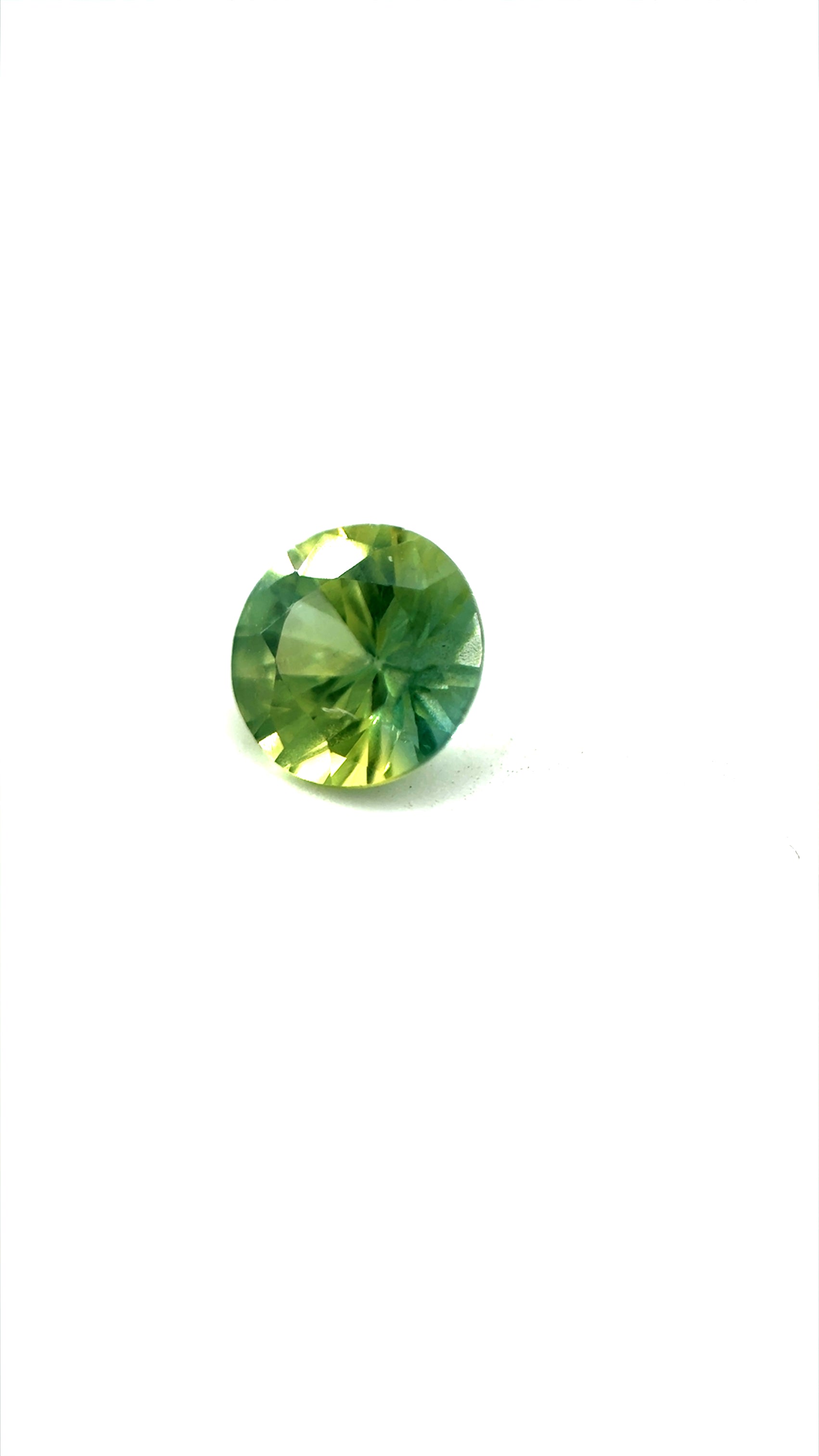 Saphir, Gelb - Grün, Rund, 0,82 ct. - MIADANA