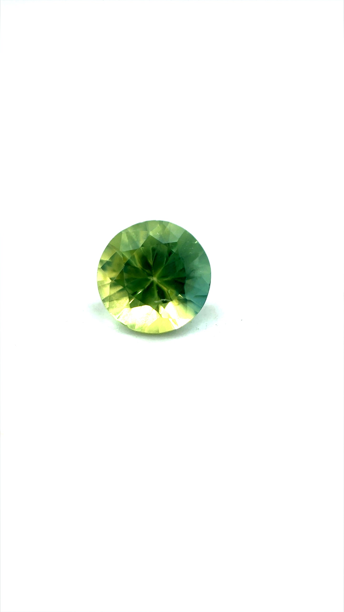 Saphir, Gelb - Grün, Rund, 0,82 ct. - MIADANA