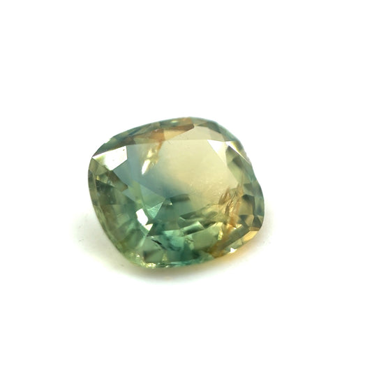 Saphir, Bicolor, Kissen, 1,10 ct.