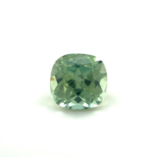 Saphir, Grün, Kissen, 0,70 ct.