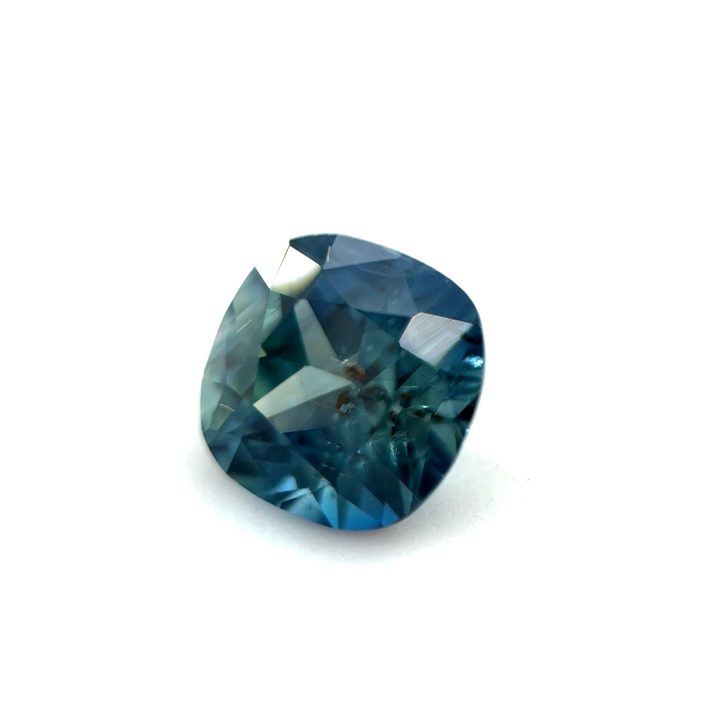 Saphir, Blau, Kissen, 0,80 ct.