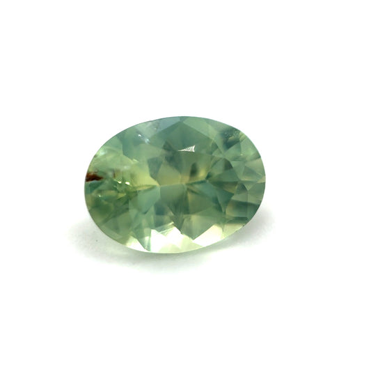 Saphir, Grün, Oval, 0,94 ct.