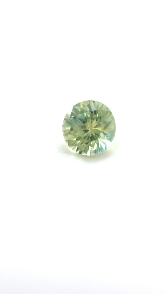 Saphir, Hellgelb, Rund, 0,48 ct.