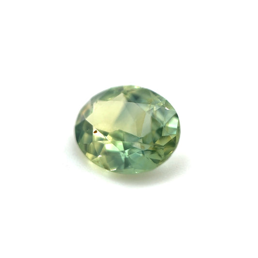 Saphir, Grün, Oval, 0,66 ct.