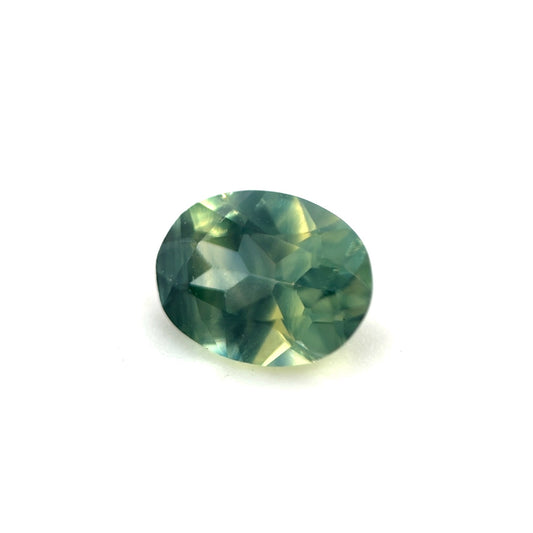 Saphir, Blau-Bicolor, Oval, 0,57 ct.