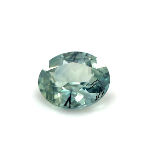 Saphir, Hellpetrol, Oval, 0,68 ct.