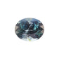Saphir, Petrol, Oval, 1,12 ct. 5,2x6,5 mm