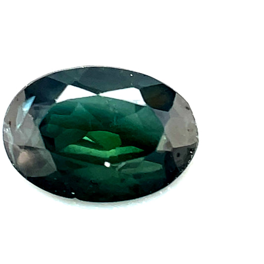 Saphir, Grün, Oval, 0,60 ct., 6,4x4,5x2,4 mm