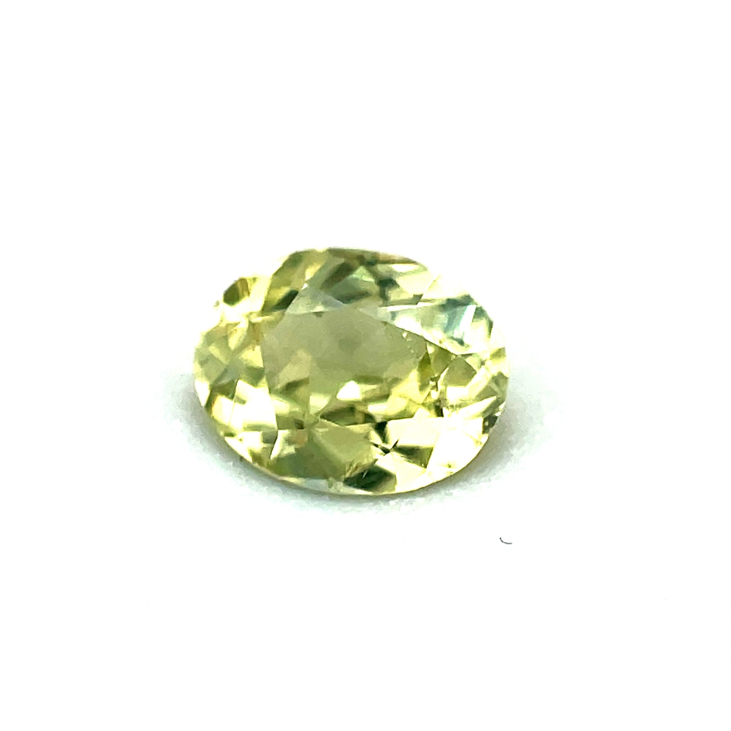 Saphir, Gelb, Oval, 0,81 ct., 5,0x6,4 mm