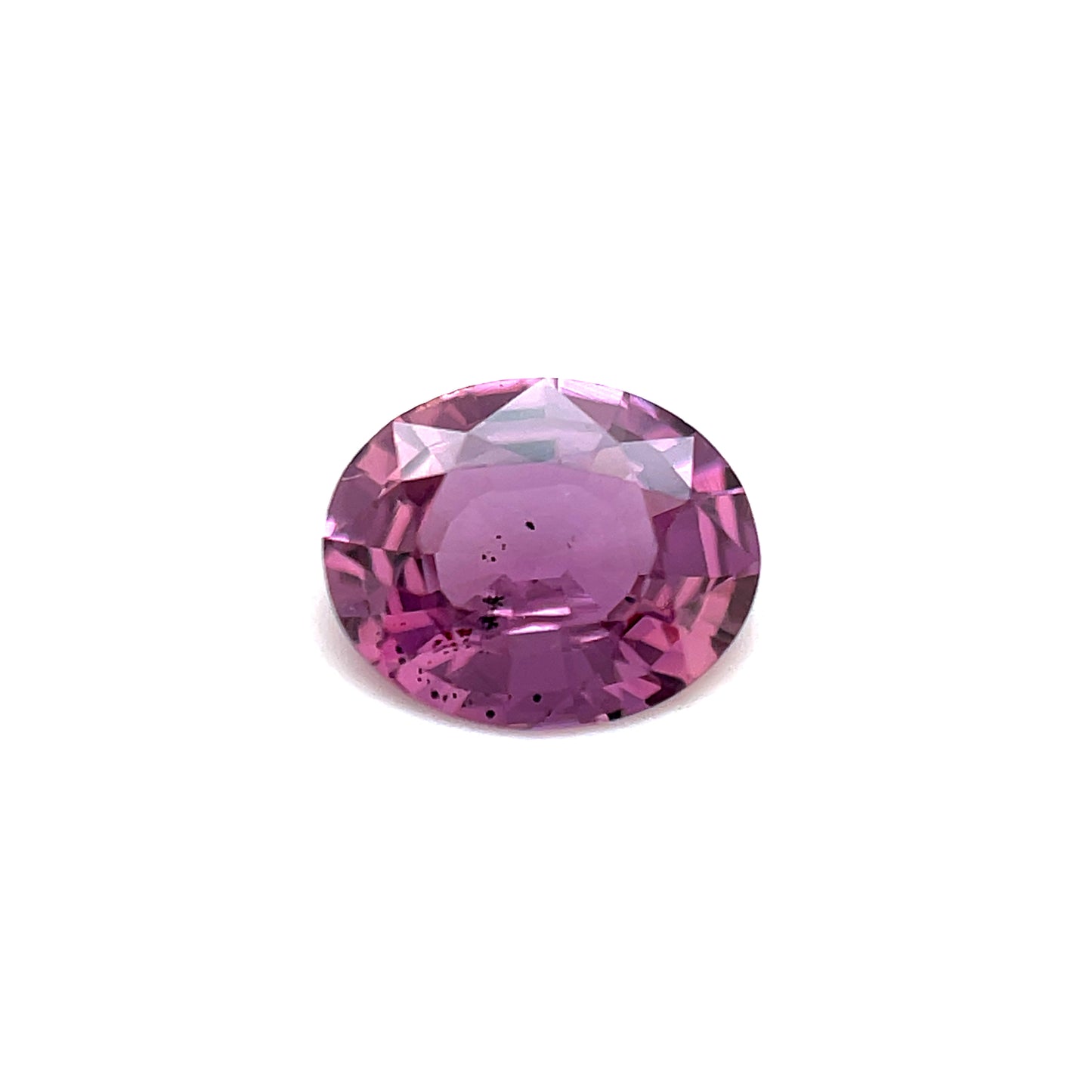 Saphir, Pink-Violett, Oval, 0,87 ct., 6,7x5,5x2,8