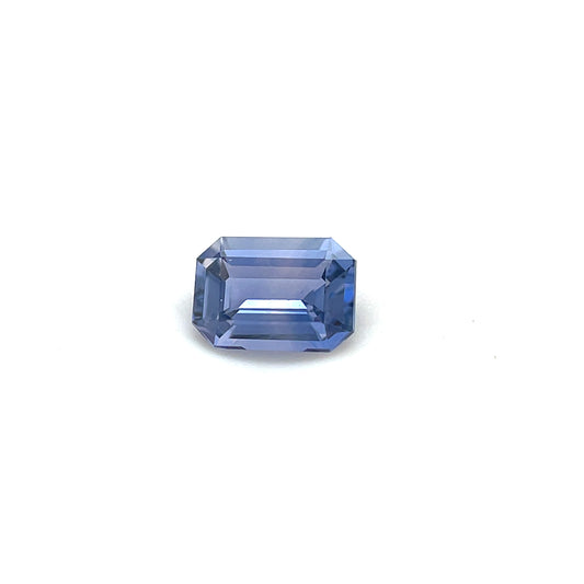 Saphir, Violett-Blau, Emerald cut, 0,51 ct., 5,4x3,8x2,4