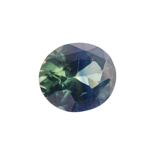 Saphir, Bicolor, Oval, 1,19 ct., 6,0x7,0 mm