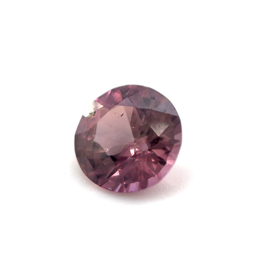 Saphir, Violett, Rund, 0,80 ct.