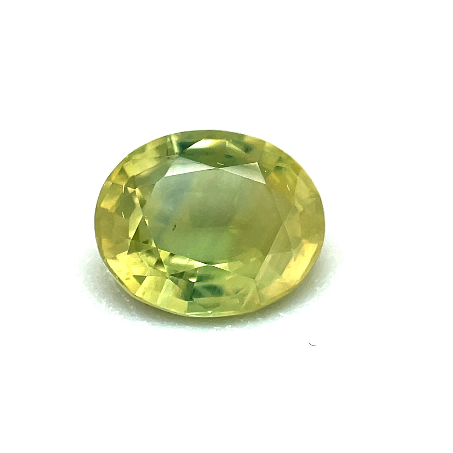 Saphir, Grün, Oval, 1,58 ct., 6,2x7,6 mm