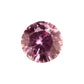 Saphir, gemischt, rosa, violett, Rund, 0,40 ct., 4,1-4,3 mm