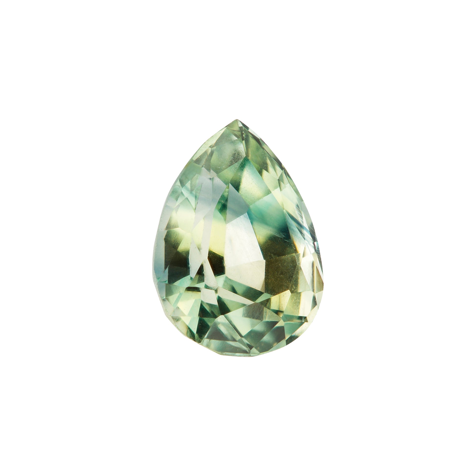 Saphir, Bicolor, Tropfen, 1,48 ct.