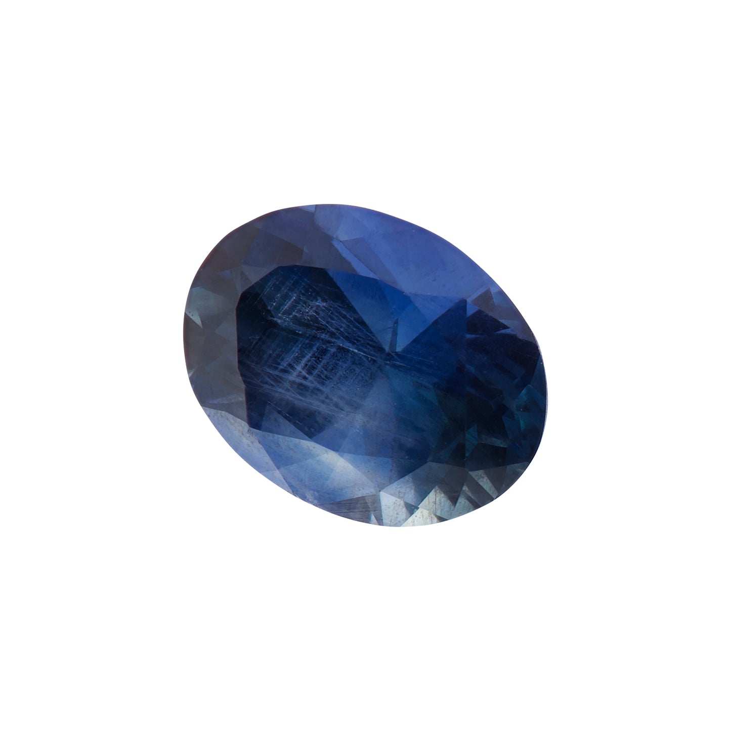 Saphir, Blau, Oval, 0,82 ct.