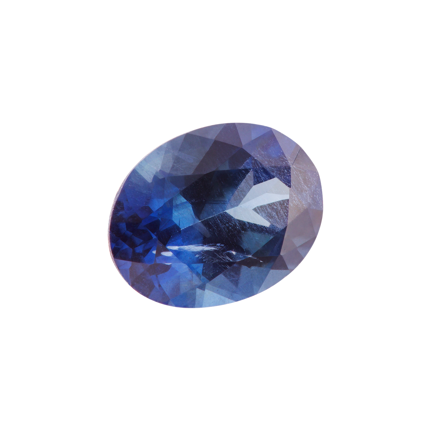 Saphir, blau, Oval, 0,81 ct., 6,4x4,9x3,4 mm