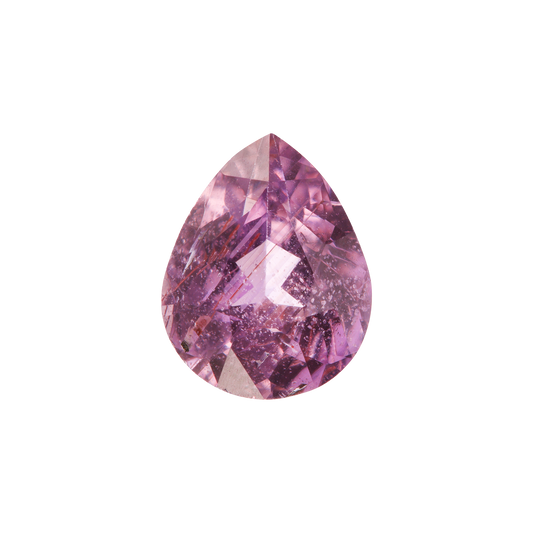 Saphir, Violett, Tropfen, 0,85 ct., 6,7x5,3 mm