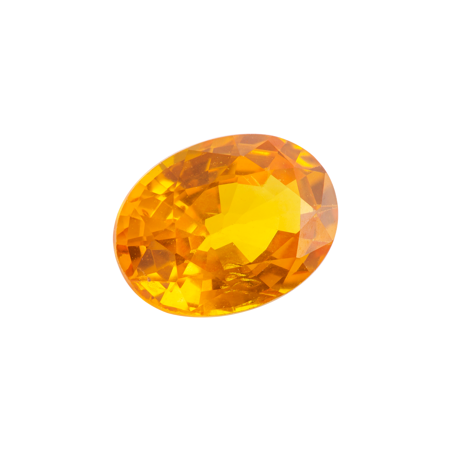 Saphir, Orange, Oval, 1,08 ct., 6,9x5,1x3,4 mm