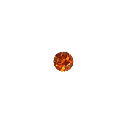 Spessartin, orange, rund, 0.45-0.51 ct., 4,5-5,2 mm