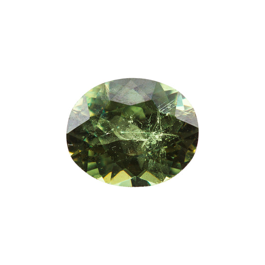 Demantoid, Grün, Oval, 0,57 ct., 5,3x4,3x3,1 mm