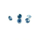 Saphir, Blau, Rund, 2,2-2,4mm, ca. 0,04 ct., 2,2-2,4mm
